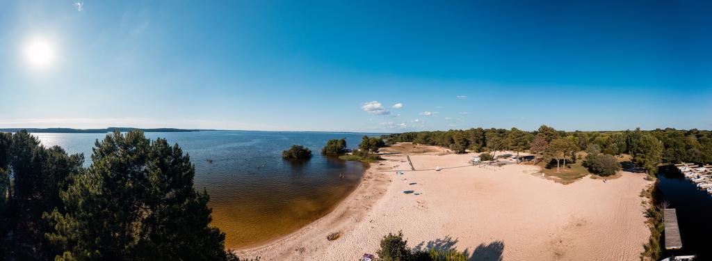 Plage du camping de la Réserve